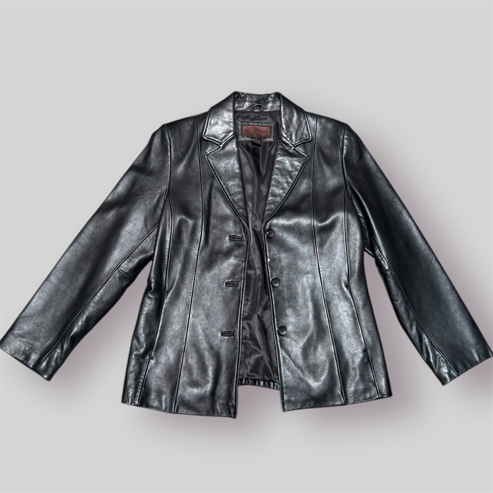 Women's Black Leather Jacket